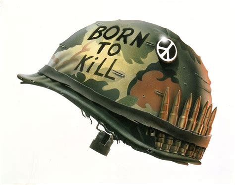 helmet full metal jacket replica|Born To Kill Full Metal Jacket Helmet .